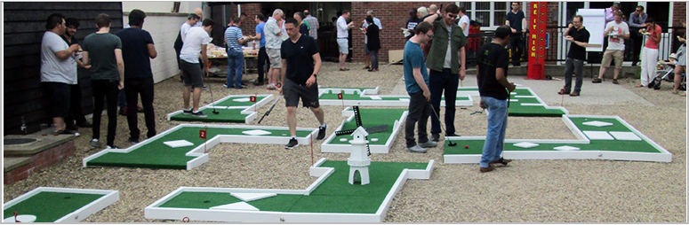 Mini golf hire